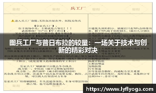 图兵工厂与普日布拉的较量：一场关于技术与创新的精彩对决